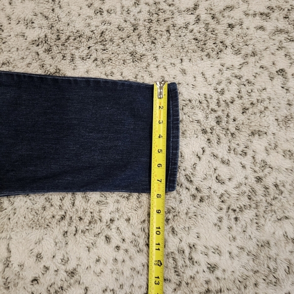 Gloria Vanderbilt SZ 18 Amanda Hi Rise Straight Leg 5 Pocket Blue Denim Jeans - Picture 11 of 11